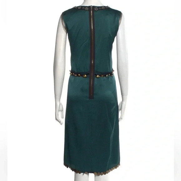 Lanvin Silk Midi Length Dress Size: M I US8 - Picture 3 of 3